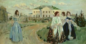 Spacer o zachodzie słońca, 1903